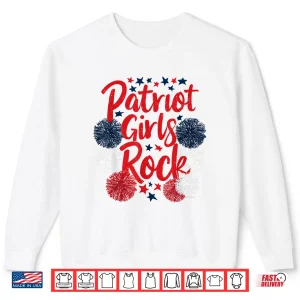Sweatshirt Patriot Girls Rock Star Pom Pom Souvenir Gift For Women Shirt