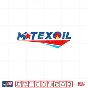 Design Mtex Oil Logo Vintage Retro Energy Style Landman Series Shirt