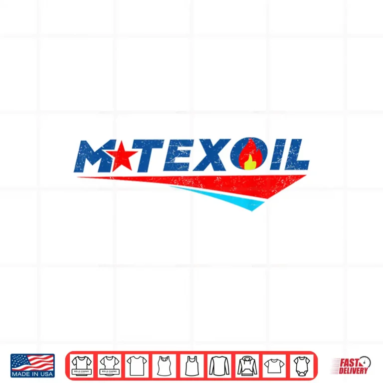 Design Mtex Oil Logo Vintage Retro Energy Style Landman Series Shirt