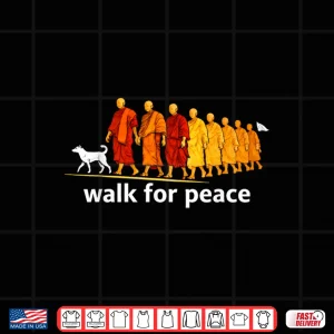 Design Retro Walk For Peace Shirt