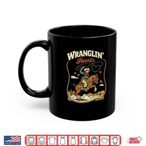 Mug Wranglin Hearts Cowboy Western Valentine Boy Country Design Shirt