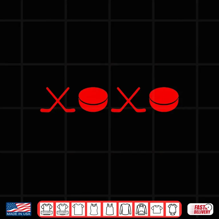 Design Xoxo Hockey Valentine Shirt