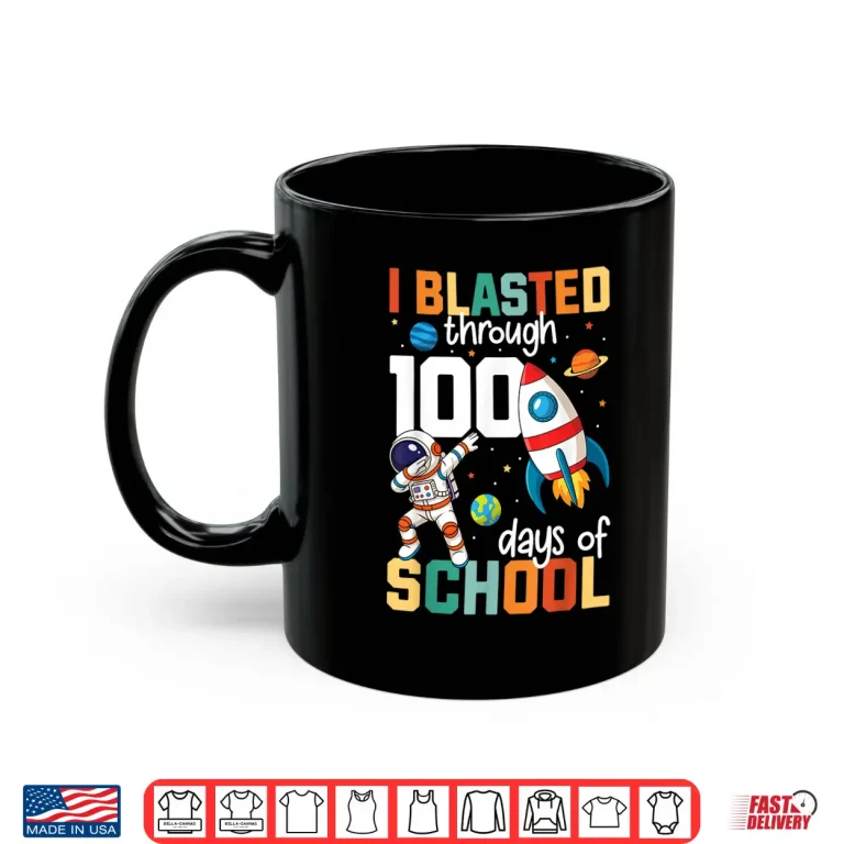 Mug 100 Days Of School Boys 100Th Day Of School Kids Toddler Shirt