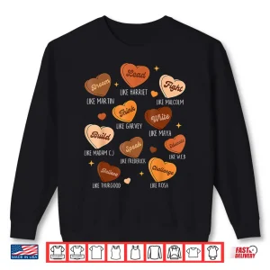 Sweatshirt Black History Month Martin African Women Men Kids Shirt