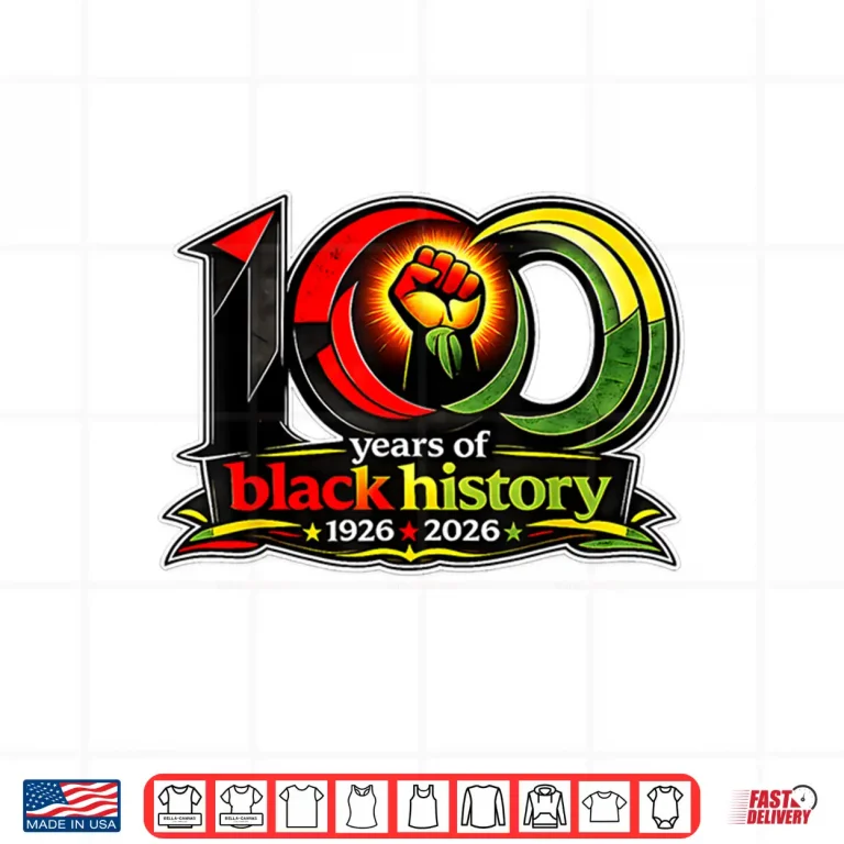 Design Black History Month 100 Years Of Black History Centennial Shirt
