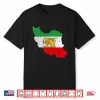 Iran Map With Lion And Sun Emblem Vintage Persian Heritage Shirt