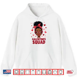 Hoodie Galentines Squad Coquette Bow Happy GalentineS Day 2026 Shirt