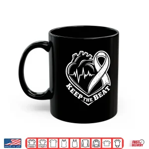 Mug Heart Health Heart Disease Awareness Heartbeat Chd Wear Red Shirt