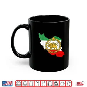 Mug Persian Lion Iran Map Iranian Flag Lion Sun Flag Shirt