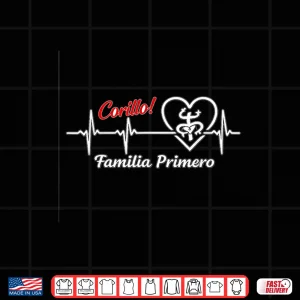 Design Corillo Familia Primero Puerto Rican Heartbeat Design Shirt