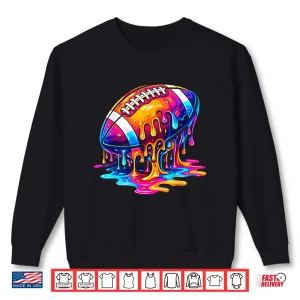 Sweatshirt Colorful Ice Cream Drip Football Boys Kids Sport Lovers Shirt