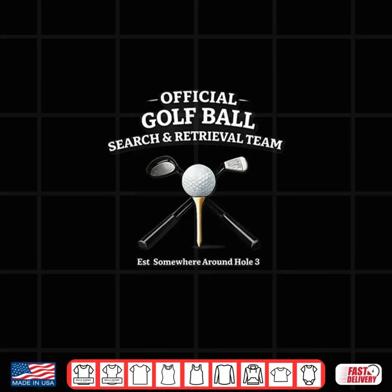 Design Golf Sarcasm Ball Search Retrieval Team Shirt