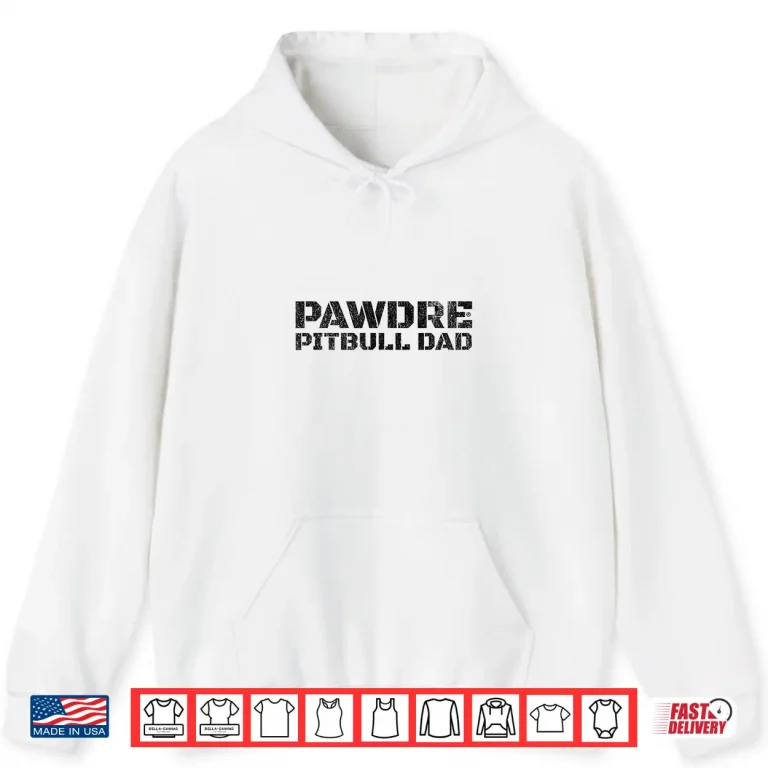 Hoodie Official Pitbull Dad Pittie Fathers Day And Christmas Shirt