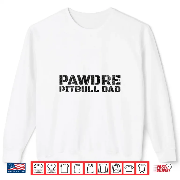 Sweatshirt Official Pitbull Dad Pittie Fathers Day And Christmas Shirt
