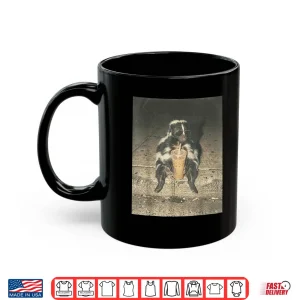 Mug Funny Skunk Drinking Iced Coffee Meme Trash Animal Graphic Shirt