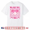 Groovy Valentine Vibes Women Teens Girls Kid Flower Shirt