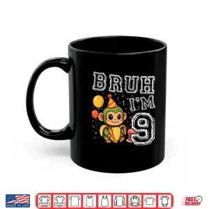 Mug Italian Brainrot Bruh IM 9 Age 9Th Kids Boys Girls Shirt