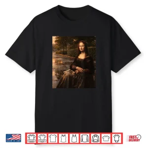 Mona Lisa Golden Hour After Rain Shirt