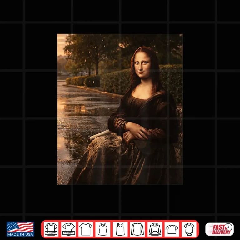 Design Mona Lisa Golden Hour After Rain Shirt