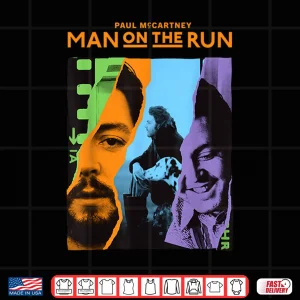 Design Official Exclusive Paul Mccartney Man On The Run Filmstrip Shirt