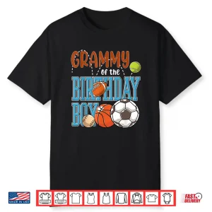 All Star Grammy Of The Birthday Boy Sports Birthday Shirt