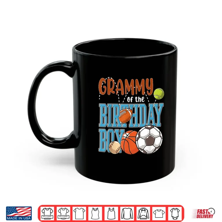 Mug All Star Grammy Of The Birthday Boy Sports Birthday Shirt