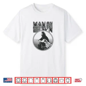 Classic Musician Profile Man On The Run Artistic Shirt