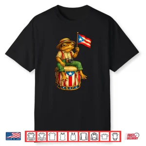 Coqui Frog Puerto Rico Boricua Hispanic Island Shirt