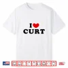 I Love Curt Heart Name Personalized Shirt