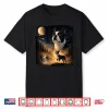 Vintage 90S Boston Terrier Howling At The Moon Shirt
