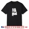 Alabama Home State Designer Graphic Typography Shirt