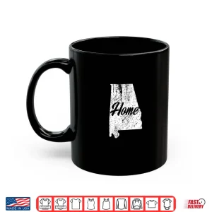Mug Alabama Home State Designer Graphic Typography Shirt 1