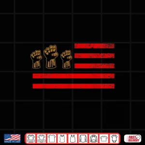 Design Black Pride Flag African American Activist Graphic Designer Shirt 1