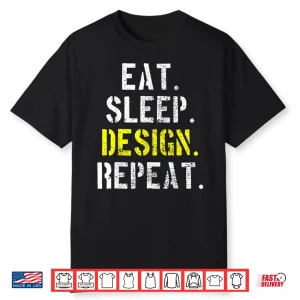 Designing Graphic Designer Vintage Funny Artist Shirt
