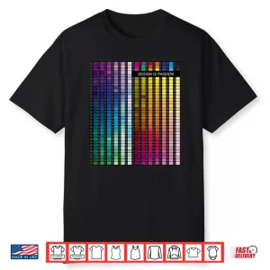 Digital Artist Color Palette Graphic Designer Professional Shirt
