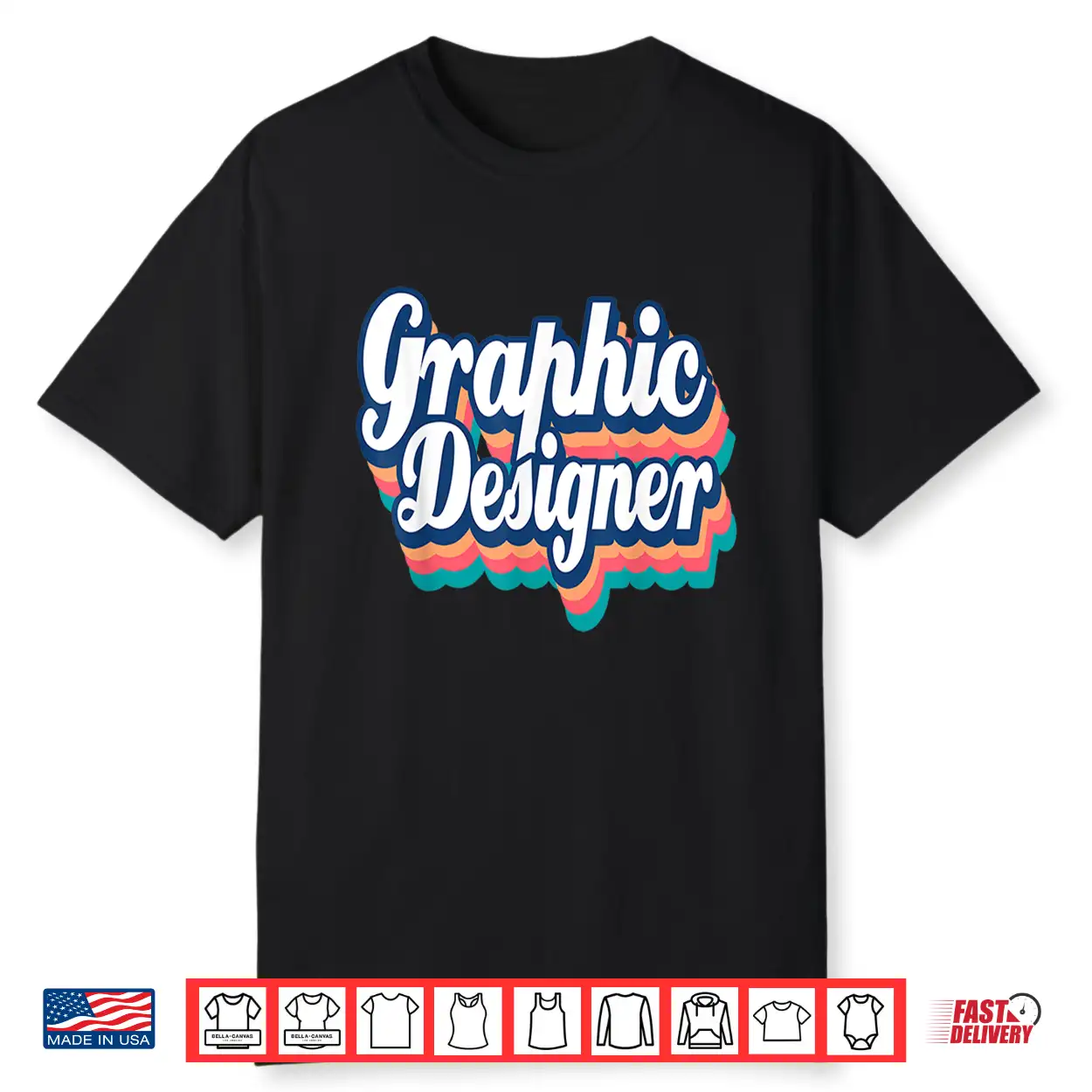 Graphic Designer Design Retro Professional Artist Shirt Graphic Designer Design Retro Professional Artist Shirt