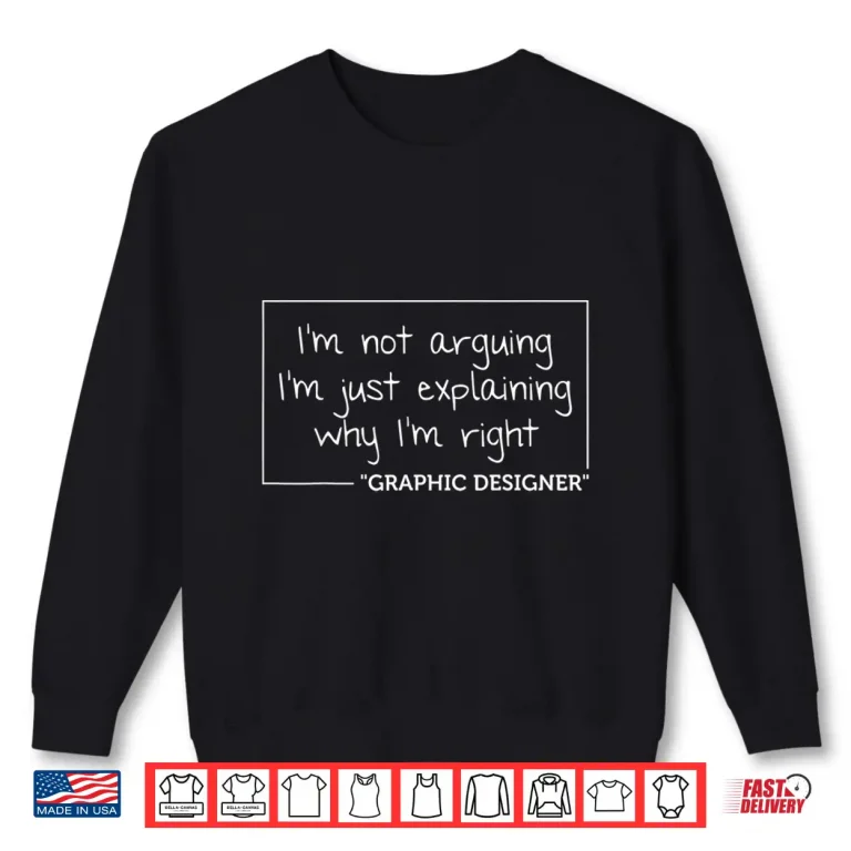 Sweatshirt Graphic Designer Professional Job Title Birthday Shirt 1