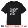 Prototype Validate Learn Repeat Ux Graphic Designer Shirt