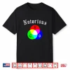 Black-T-Shirt-Color Wheel Notorious Rgb Graphic Web Designer Color Grading Shirt