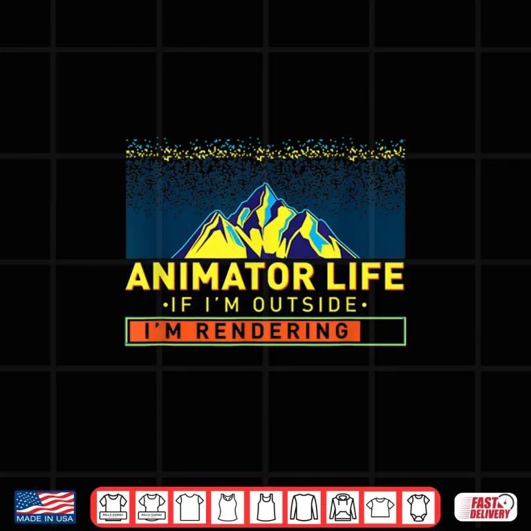 Design Animator Life Animation Visual Artist Rendering Graphic Art Shirt