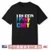 Black-T-Shirt-I Bleed Cmyk Graphic Designer Print Design Shirt