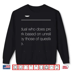 Sweatshirt Graphic Designer Definition Funny Job Career Shirt