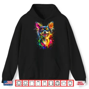 Hoodie Long Haired Chihuahua Dog Lover Pet Owner Shirt