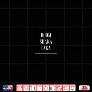 Design Skater Shirts Boom Shaka Laka Designer Graphic Shirt