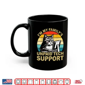 Mug FamilyS Unpaid Tech Support Retro Computer Engineer IT Shirt