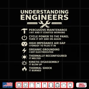 Design Engineer Professional STEM Graduation Career Shirt