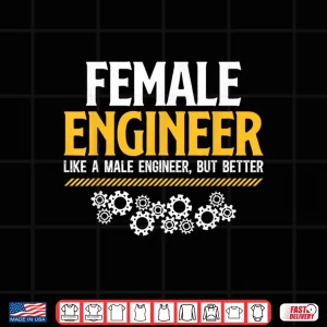 Design Female Engineer Definition Woman Professional Engineering Shirt