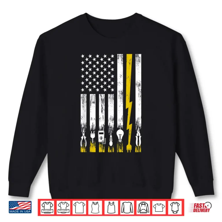 Sweatshirt Funny Electrician Electrical Engineer Lineman Power Shirt