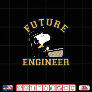 Design Future Engineer Graduation Character Animation Shirt