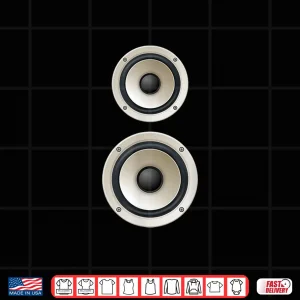 Design Hi Fi Speaker Cabinet Audiophile Music Sound Shirt